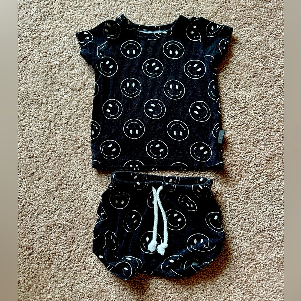 Shore Baby Co / Rebel Bro (rebranded) Bummie Two Piece Set - 3-6 months